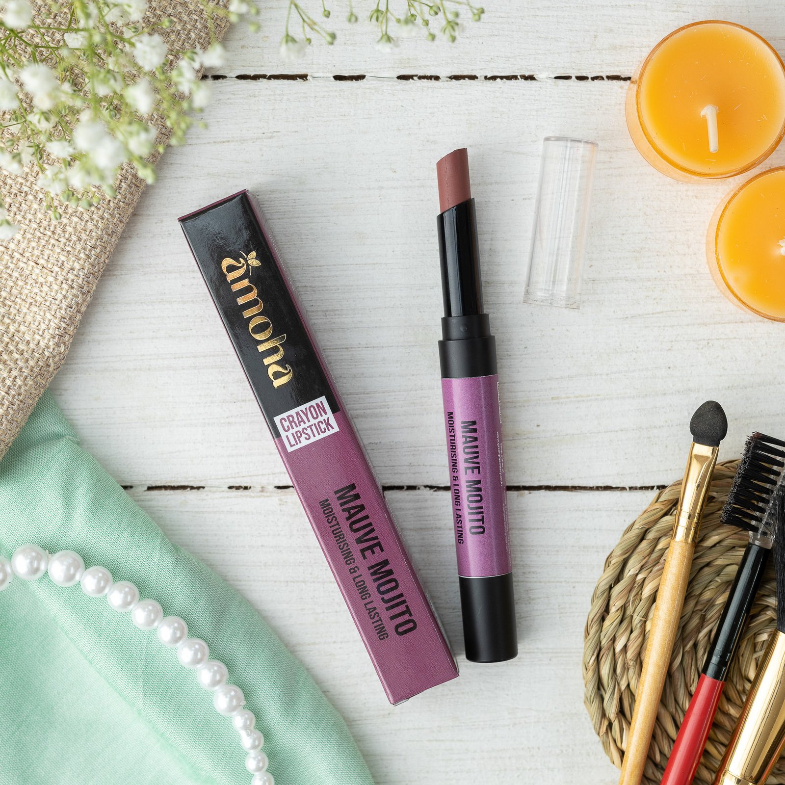 Crayon mauve mojito