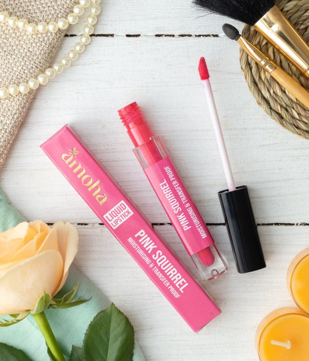 Amoha Liquid Lipstick - Pink Squriel