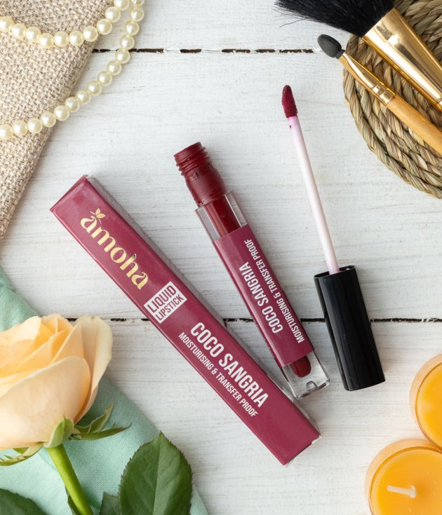 Amoha Liquid Lipstick - Coca Sangria