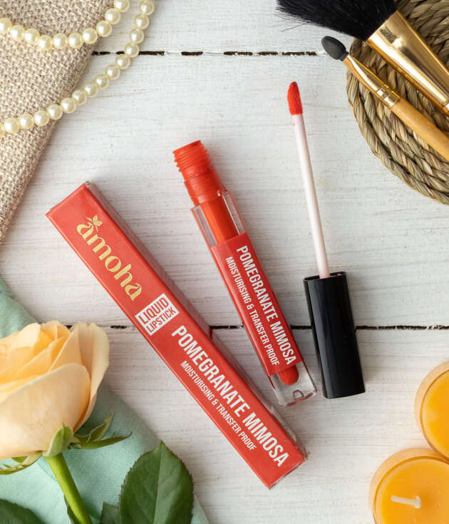 Amoha Liquid Lipstick - Pomegranate Mimosa